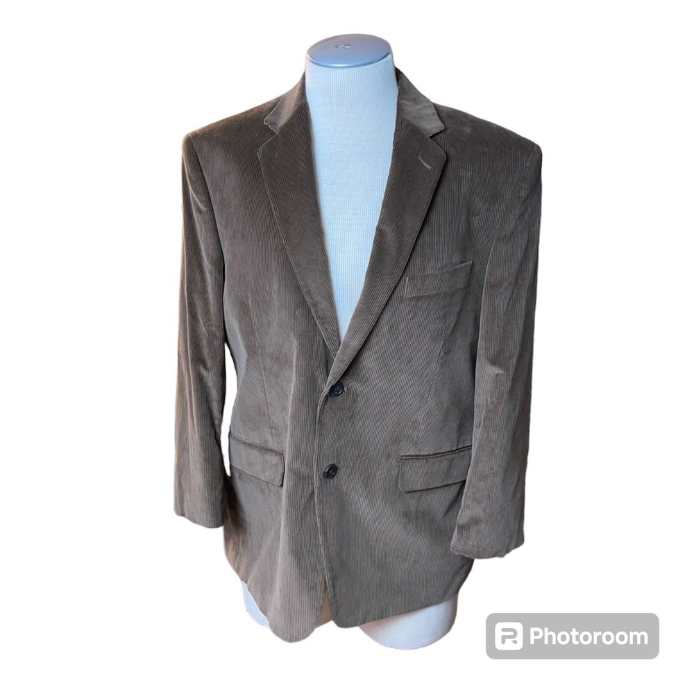 Sadlebred Corduroy Suit Jacket Blazer 42s Brown Mens Sports Coat